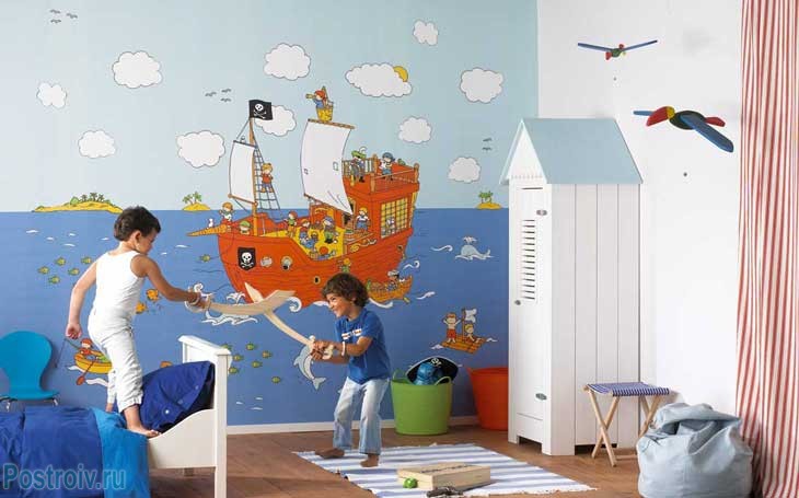 Фотообои в детской комнате. один из лучших вариантов отделки стен