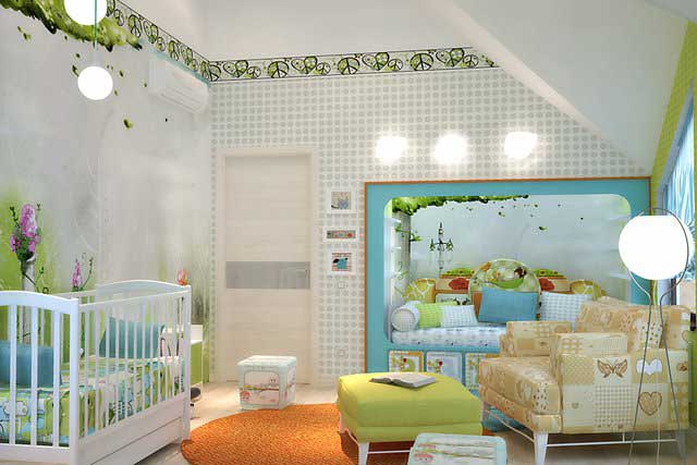 6 Идей интерьера детской комнаты для маленького ребенка. фото детских спален