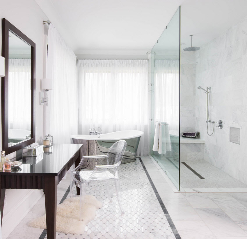 Отдельно стоящая ванна - устрой spa-интерьер в своем доме или квартире 105 фото