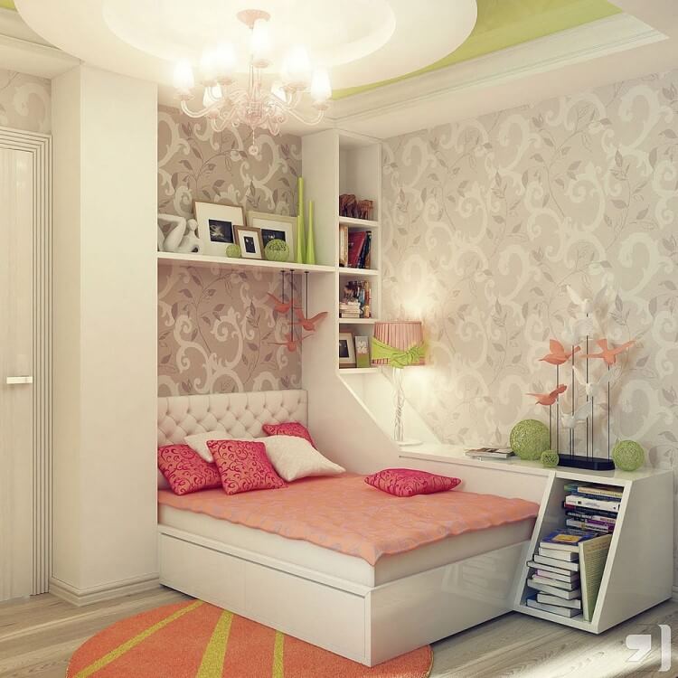 Оригинальный и практичный дизайн интерьера спальни для дома или квартиры